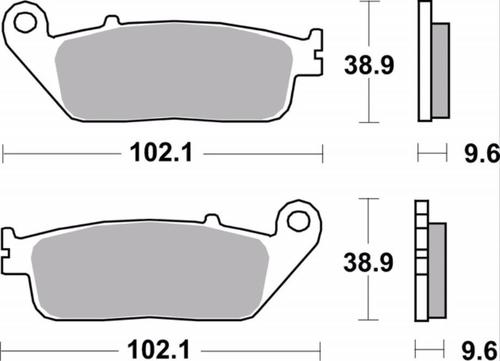 ‏רפידות בלם אופנוע Brembo 07HO41SA