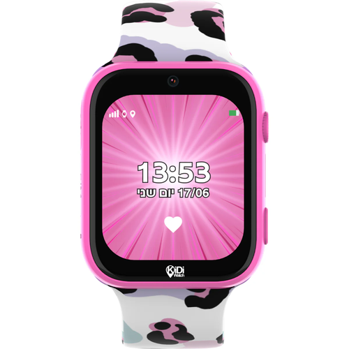 KidiWatch Fiber Plus החדש שעון טלפון חכם 2 רצועות במארז