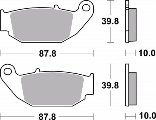 ‏רפידות בלם אופנוע Brembo 07HO61SD