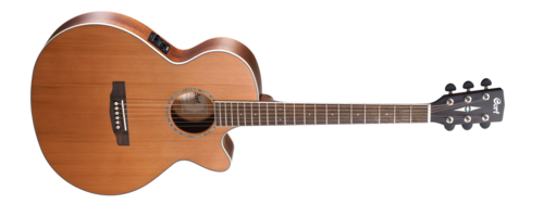 גיטרה אקוסטית מוגברת CORT SFX-CED NS CUTAWAY