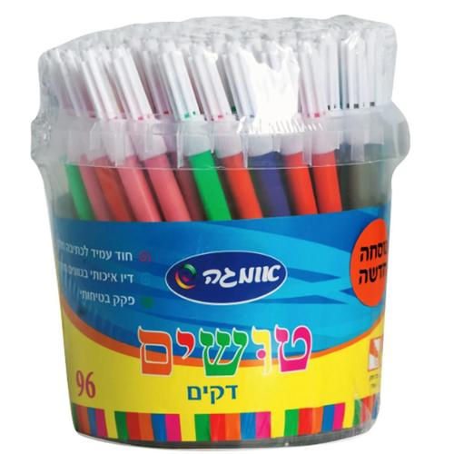 טוש דק בכוס על בסיס מים ( 96יח ) אומגה