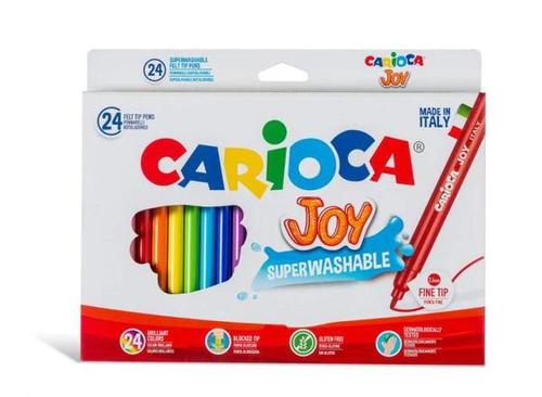 סט 24 טושים דקים רחיצים לילדים JOY CARIOCA