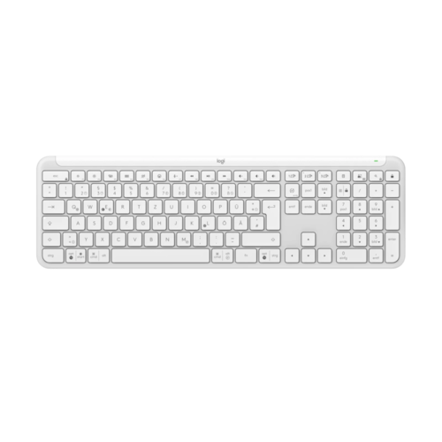מקלדת גיימינג אלחוטית – K950 SLIM מבית Logitech בצבע Off-white