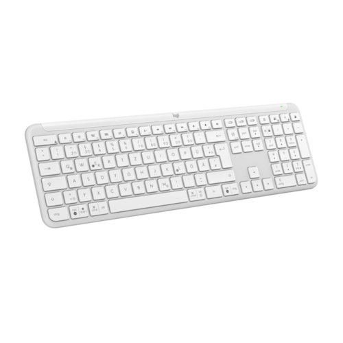 מקלדת גיימינג אלחוטית – K950 SLIM מבית Logitech בצבע Off-white
