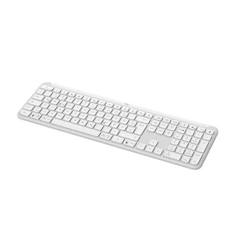 מקלדת גיימינג אלחוטית – K950 SLIM מבית Logitech בצבע Off-white