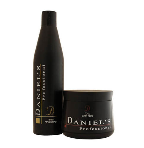 שמפו + מסכה שיאה וארגן לשיער ללא מלחים דניאלס DANIEL’S
