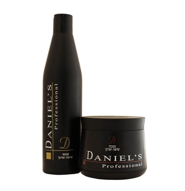 שמפו + מסכה שיאה וארגן לשיער ללא מלחים דניאלס DANIEL’S