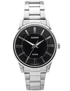 שעון יד אנלוגי לגברים עם רצועת Stainless Steel כסופה Casio MTP-1303D-1AVDF