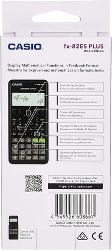מחשבון מדעי FX-82ES Plus עם מסך גדול CASIO