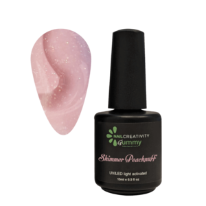 בייס ראבר שימר אפרסק Shimmer Peachpuff  נייל קריאטיביטי 15 מ"ל