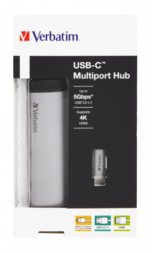 VERBATIM USB-C™ MULTIPORT HUB USB 3.1 GEN1 / U3.0 / HDMI