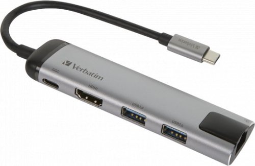 VERBATIM USB-C™ MULTIPORT HUB USB 3.1/ HDMI /Gigabit Ethernet