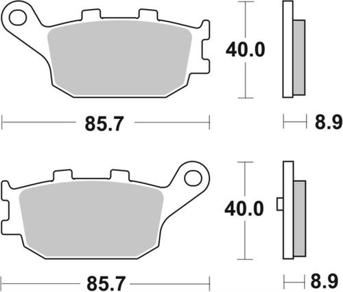 ‏רפידות בלם אופנוע Brembo 07053XS