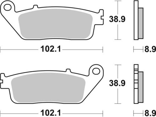 ‏רפידות בלם אופנוע Brembo 07075XS