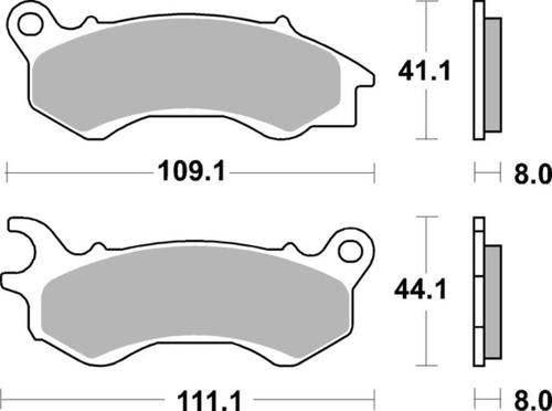 ‏רפידות בלם אופנוע Brembo 07090CC