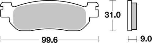 ‏רפידות בלם אופנוע Brembo 07043XS