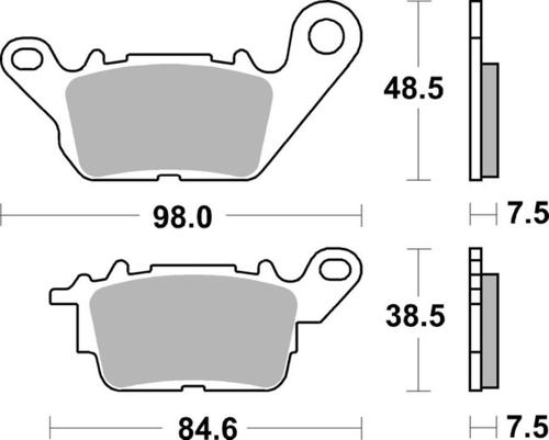 ‏רפידות בלם אופנוע Brembo 07059XS