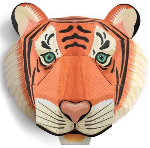 ערכת אומנות בנייר - ראש טיגריס