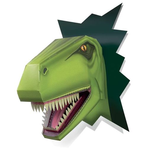 ערכת אומנות בנייר - ראש טי-רקס T-REX