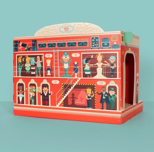 ערכת אומנות בנייר - תיאטרון מפואר