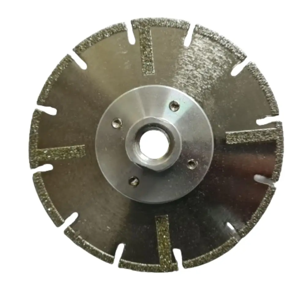 דיסק יהלום 4.5" עם פלאנג לחיתוך שיש ואבן 