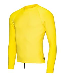 חולצת לייקרה איכותית SEPA BASIC LYCRA LONG SLEEVE צהוב,אריג אלסטי טכני ונוח מסנן קרינה ומגן מצריבת מדוזות