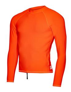 חולצת לייקרה איכותית SEPA BASIC LYCRA LONG SLEEVE כתום,אריג אלסטי טכני ונוח מסנן קרינה ומגן מצריבת מדוזות