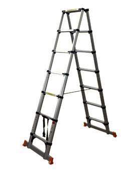 סולם טלסקופי 2X11 כפול מספר שלבים 22 Krauss
