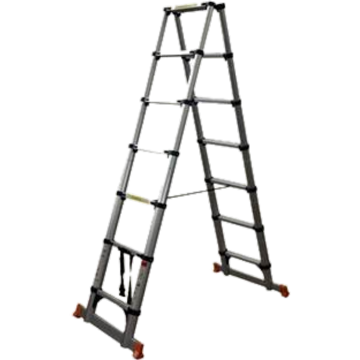  סולם טלסקופי 18 שלבים דגם KR-5.2 DUBLE X מבית Krauss 