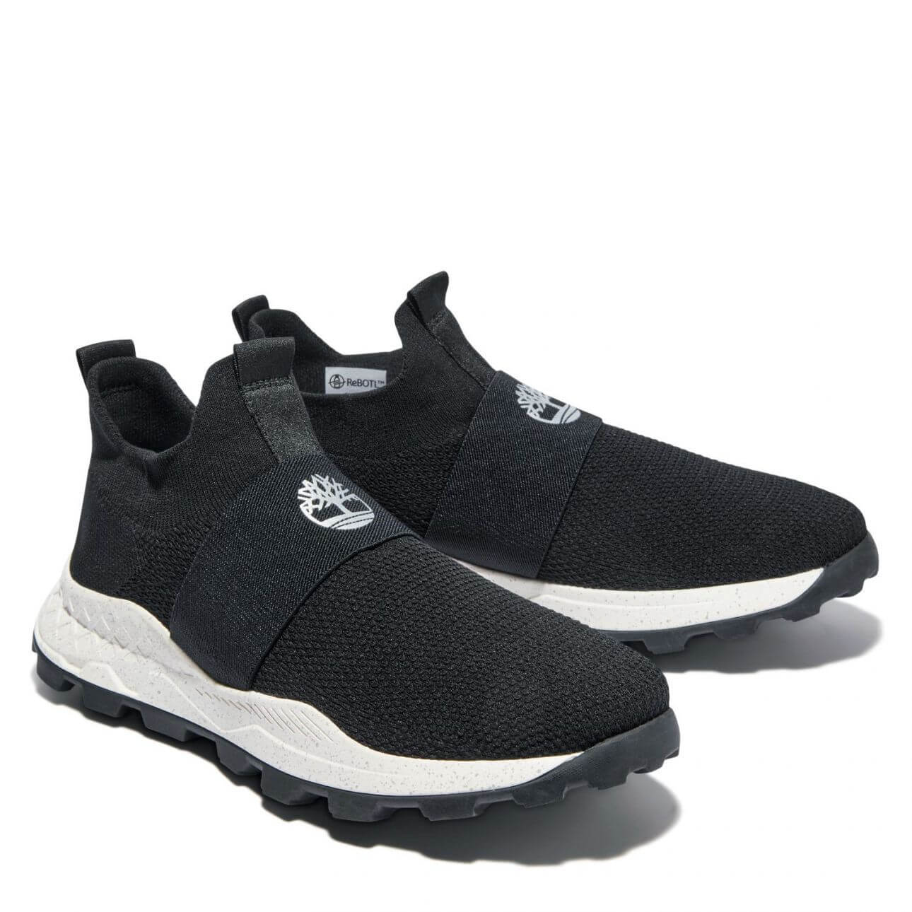 נעלי Timberland סליפ און BROOKLYN לגברים צבע שחור/לבן
