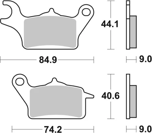 ‏רפידות בלם אופנוע Brembo 07114CC