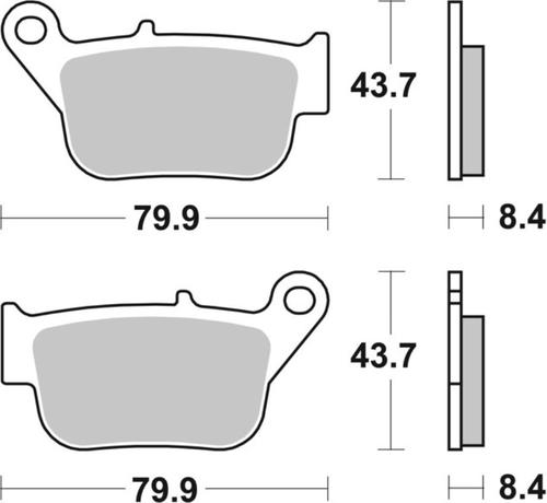‏רפידות בלם אופנוע Brembo 07109XS