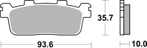 ‏רפידות בלם אופנוע Brembo 07069CC