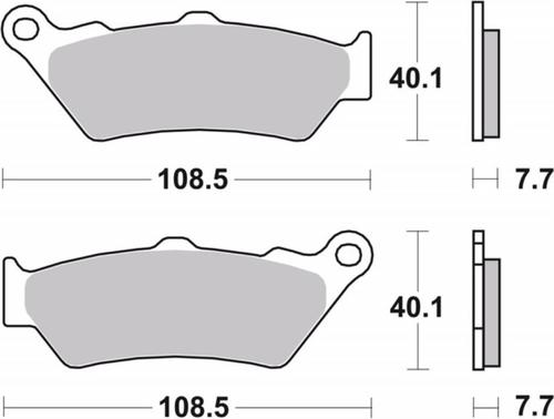 ‏רפידות בלם אופנוע Brembo 07BB03SP