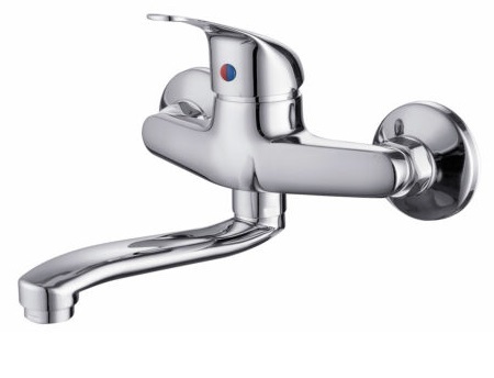 ברז מיקסר מהקיר קצר splash