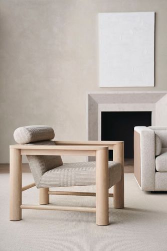 כורסא בסיס עץ אלון UNITY CHAIR