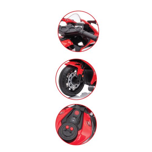 אופנוע הונדה CBR1000 ממונע 12 וולט אדום