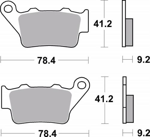 ‏רפידות בלם אופנוע Brembo 07BB02CC