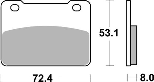 ‏רפידות בלם אופנוע Brembo 07101XS