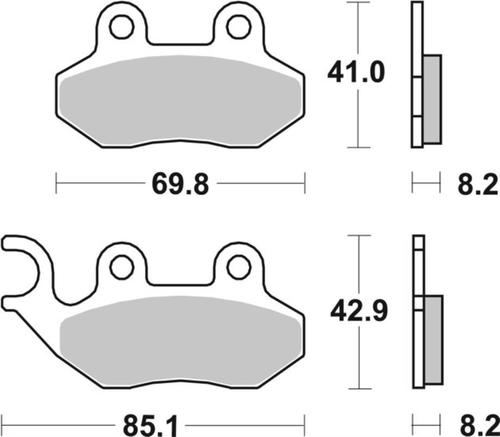 ‏רפידות בלם אופנוע Brembo 07005CC