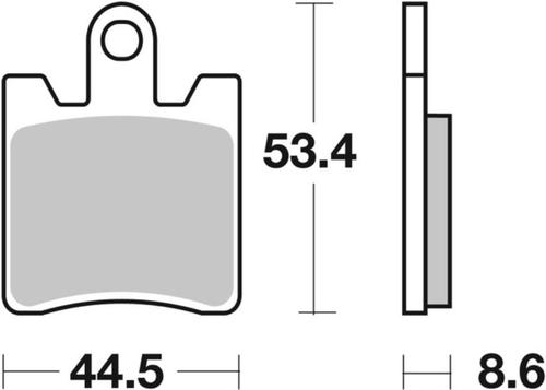 ‏רפידות בלם אופנוע Brembo 07037CC