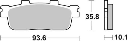 ‏רפידות בלם אופנוע Brembo 07040XS