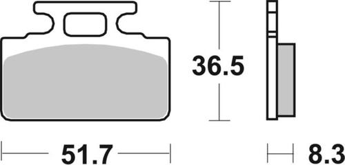 ‏רפידות בלם אופנוע Brembo 07031CC