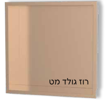 נישה למקלחת רוז גולד - 30*30*10 ס