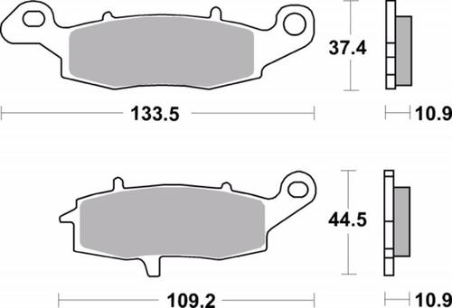 ‏רפידות בלם אופנוע Brembo 07KA15SP