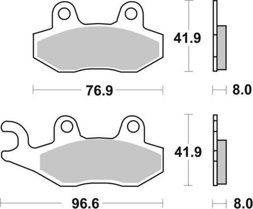 ‏רפידות בלם אופנוע Brembo 07076XS