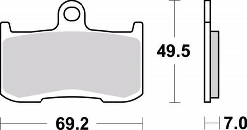 ‏רפידות בלם אופנוע Brembo 07KA23SA