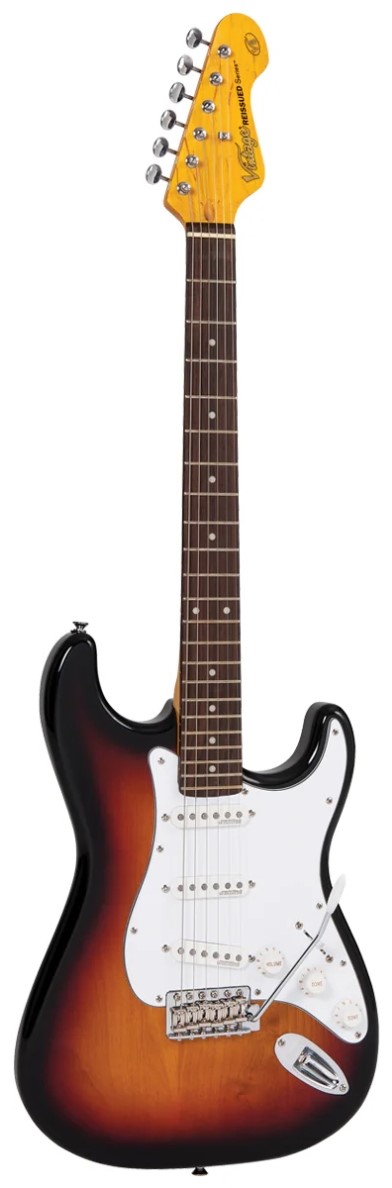 גיטרה חשמלית Vintage V6 Reissued Sunset Sunburst