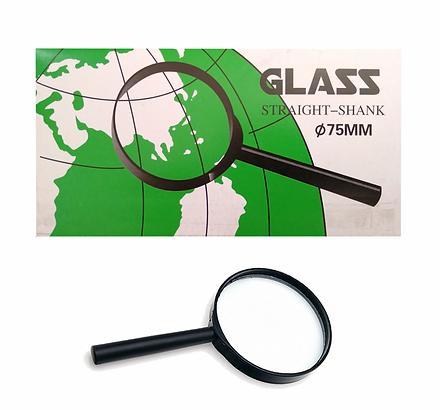 זכוכית מגדלת בקוטר 75 מ