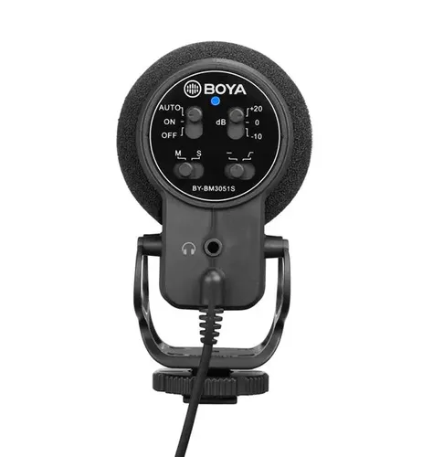 מיקרופון למצלמת וידאו supercardioid shotgun דגם Boya BY-BM3051S